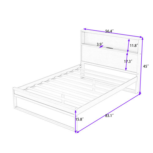 Latitude Run® Raynald Full Storage Platform Bed Wayfair